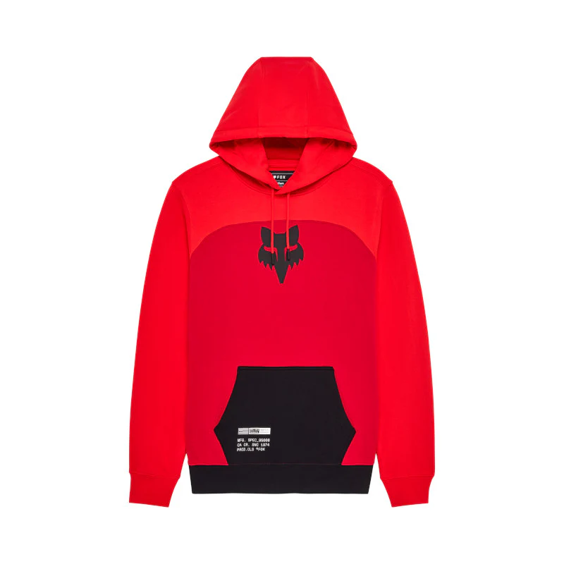 BUZO FOX FRACTURE PANELED PO [ROJO]
