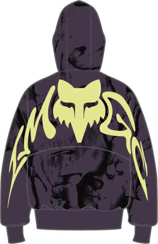 BUZO FOX IMAGE PRINT [MARRÓN/AMARILLO NEÓN] - Image 5