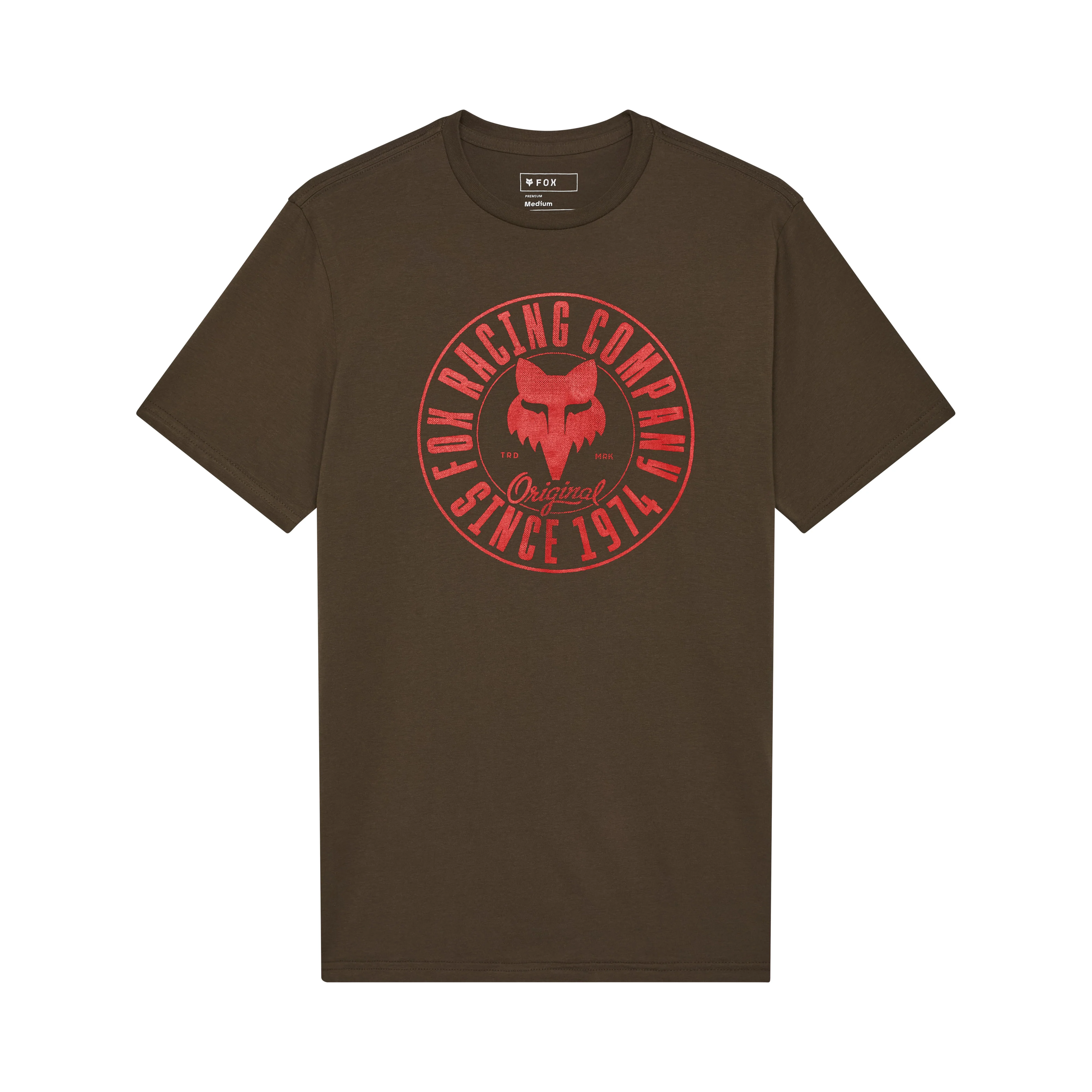 CAMISETA FOX EMBLEM SS PREMIUM [VERDE MILITAR]