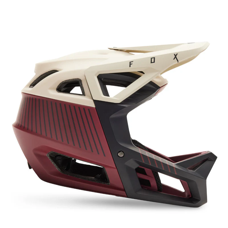 CASCO FOX PROFRAME RS MASH CE [VINOTINTO/BLANCO] - Image 2