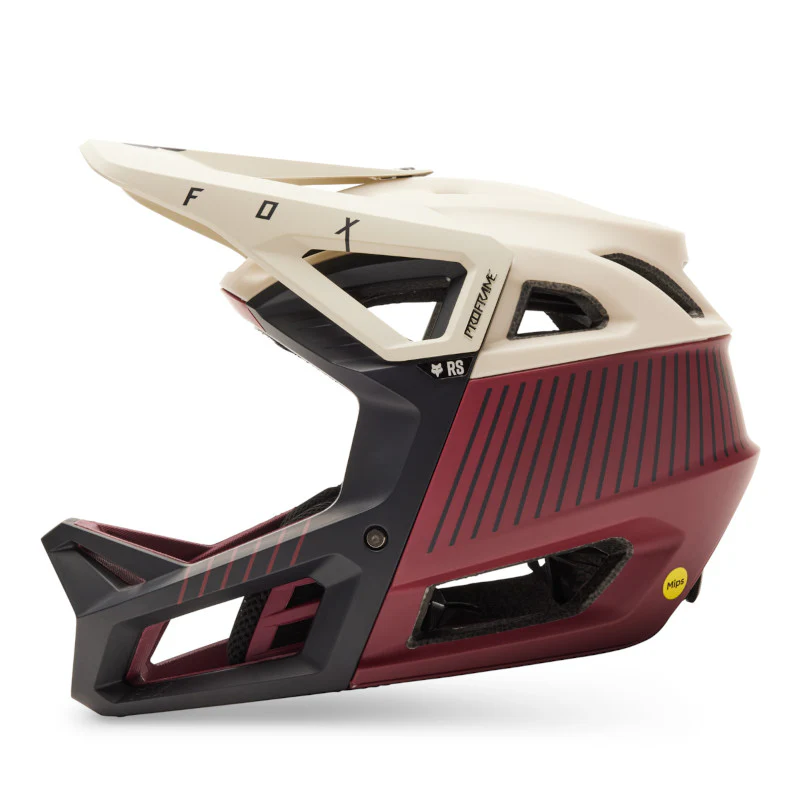 CASCO FOX PROFRAME RS MASH CE [VINOTINTO/BLANCO] - Image 3