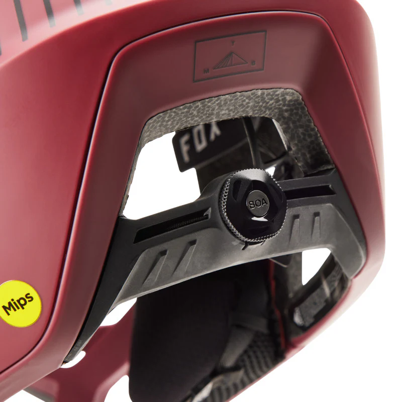 CASCO FOX PROFRAME RS MASH CE [VINOTINTO/BLANCO] - Image 5
