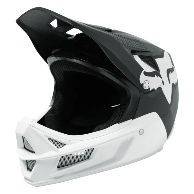 CASCO FOX RAMPAGE COMP [NEGRO/BLANCO] - Image 2