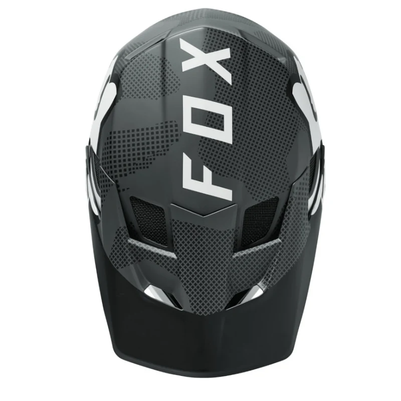 CASCO FOX RAMPAGE COMP [NEGRO/BLANCO] - Image 3