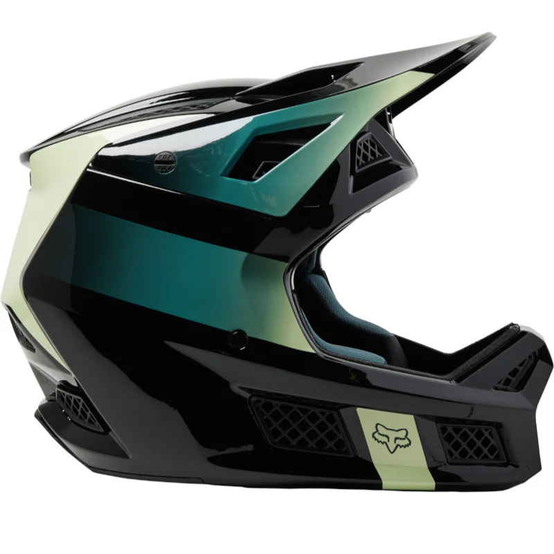 CASCO FOX RAMPAGE PRO CARBON MIPS GLNT CE/CPSC [NEGRO/ VERDE MARINO] - Image 2
