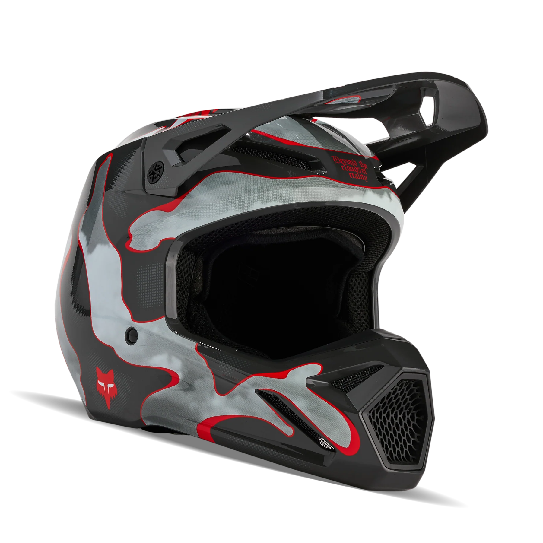 CASCO FOX V1 ATLAS [GRY/RD]