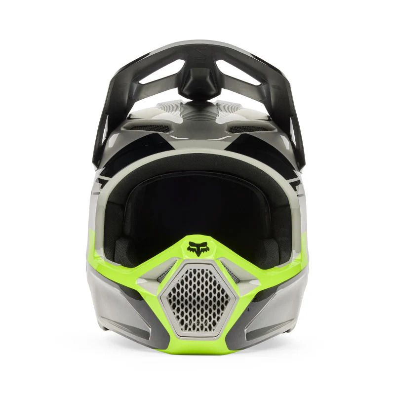 CASCO FOX V1 COLLECT [GRIS/VERDE NEÓN] - Image 3