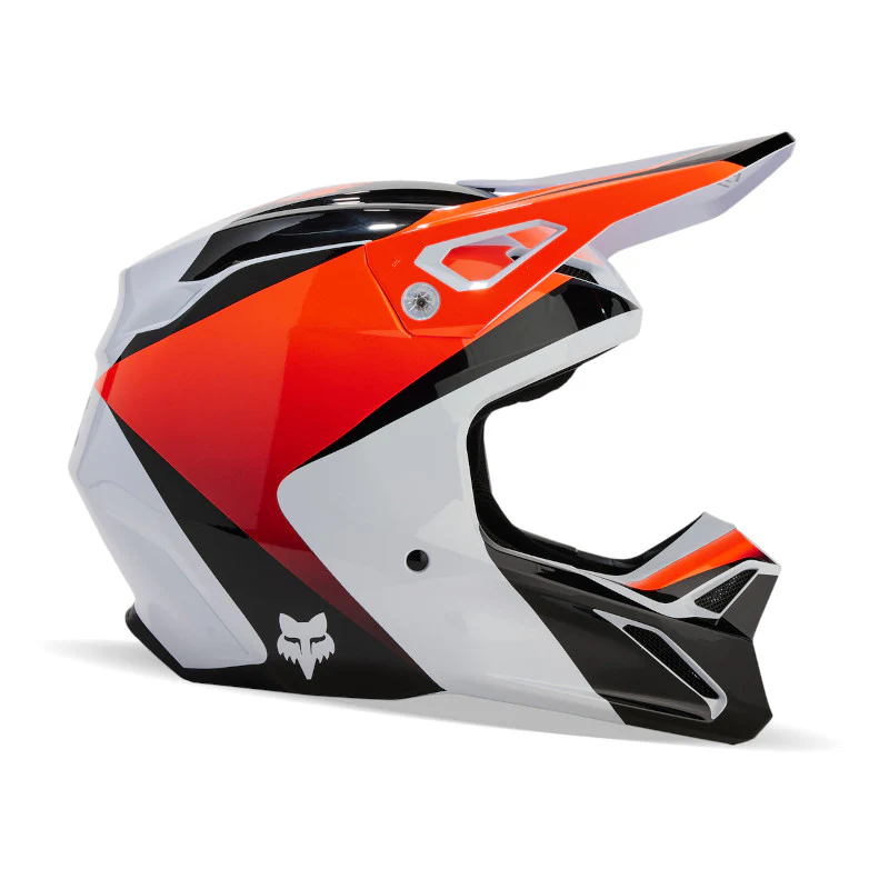 CASCO FOX V1 STREAK [BLANCO/NARANJA] - Image 2