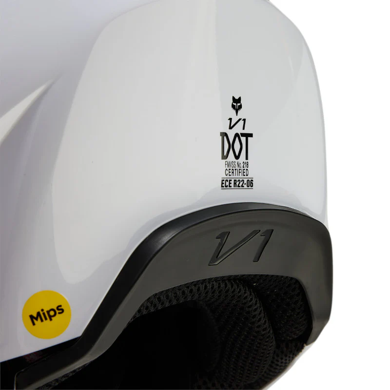 CASCO FOX V1 STREAK [BLANCO/NARANJA] - Image 9