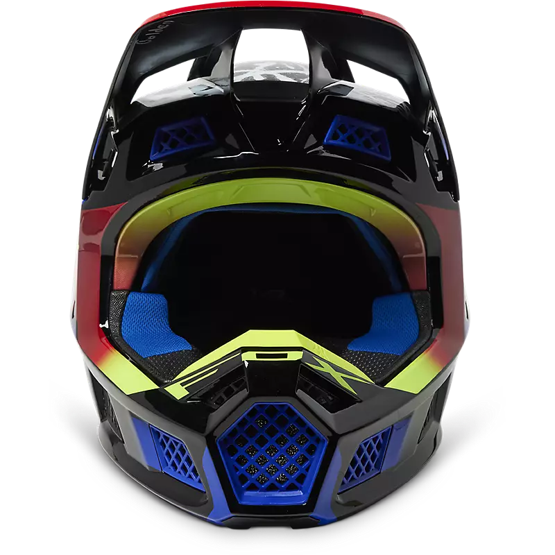 CASCO FOX V3 RS DKAY ECE [BLU/RD] - Image 4