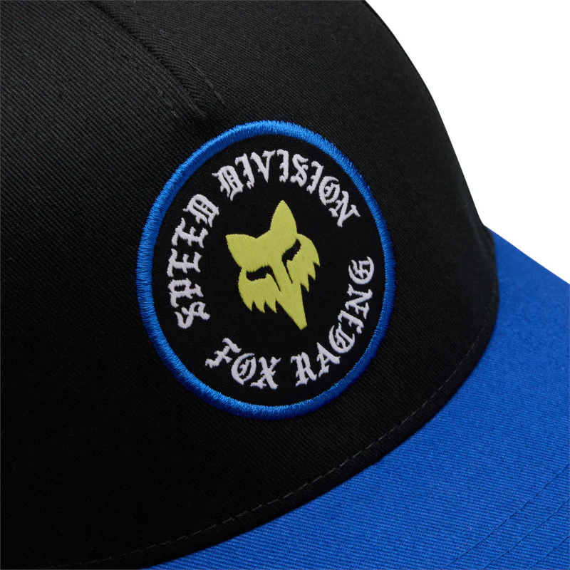GORRA FOX BADGE SNAPBACK [NEGRO/AZUL] (PARA NIÑOS) - Image 2