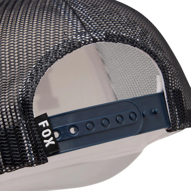 GORRA FOX CHECKER TRUCKER [GRIS/NEGRO] (PARA NIÑOS) - Image 4