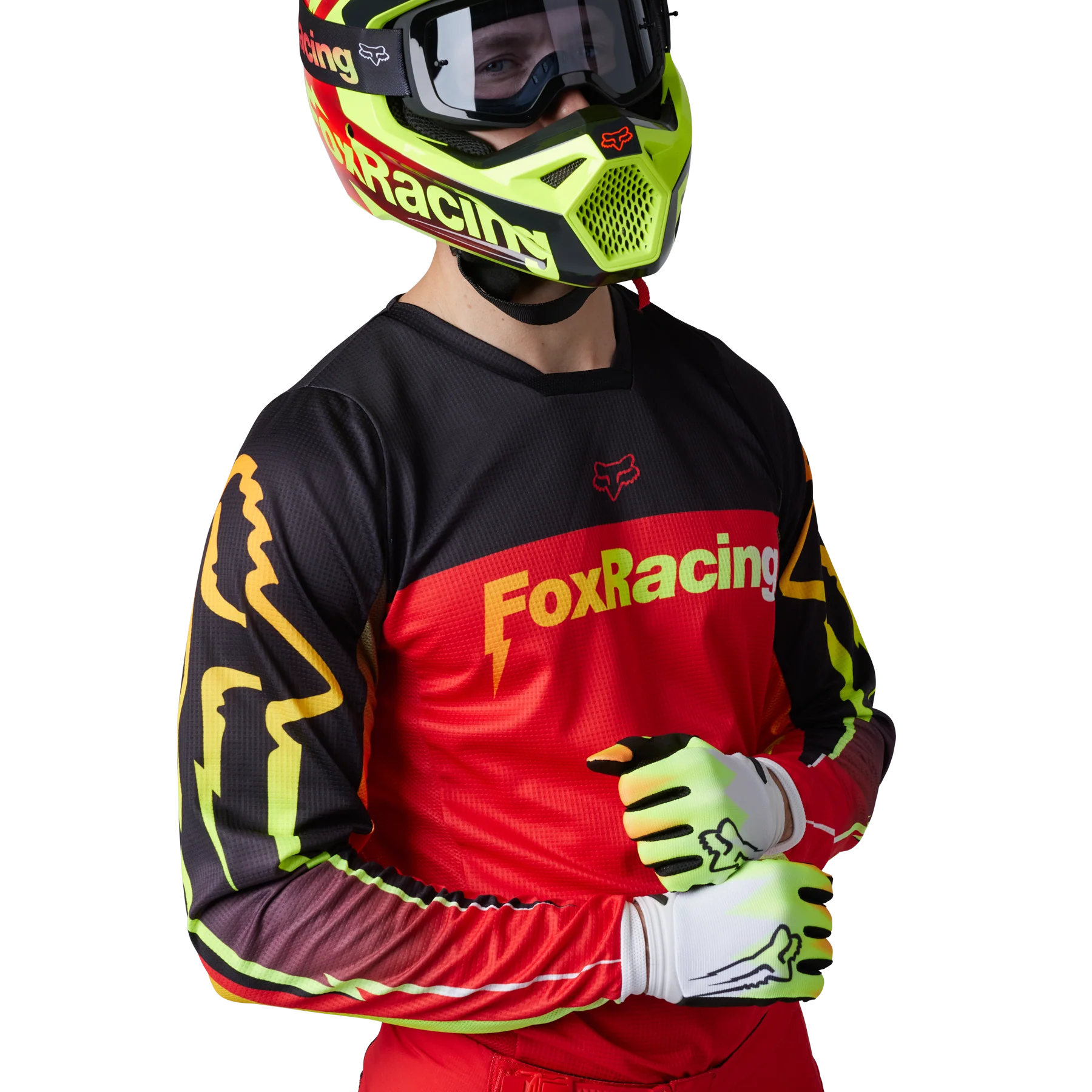JERSEY FOX 180 STATK [FLO RED] - Image 4