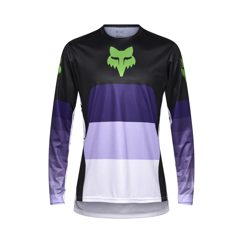 JERSEY FOX RANGER GRID LS [NEGRO/MORADO]