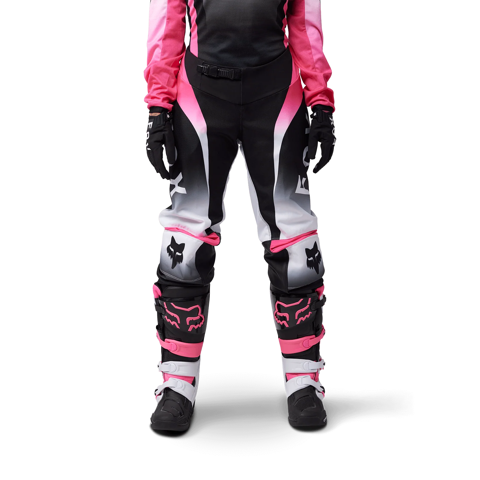 PANTALÓN FOX 180 LEAN [NEGRO/ROSA] (PARA DAMA) - Image 3