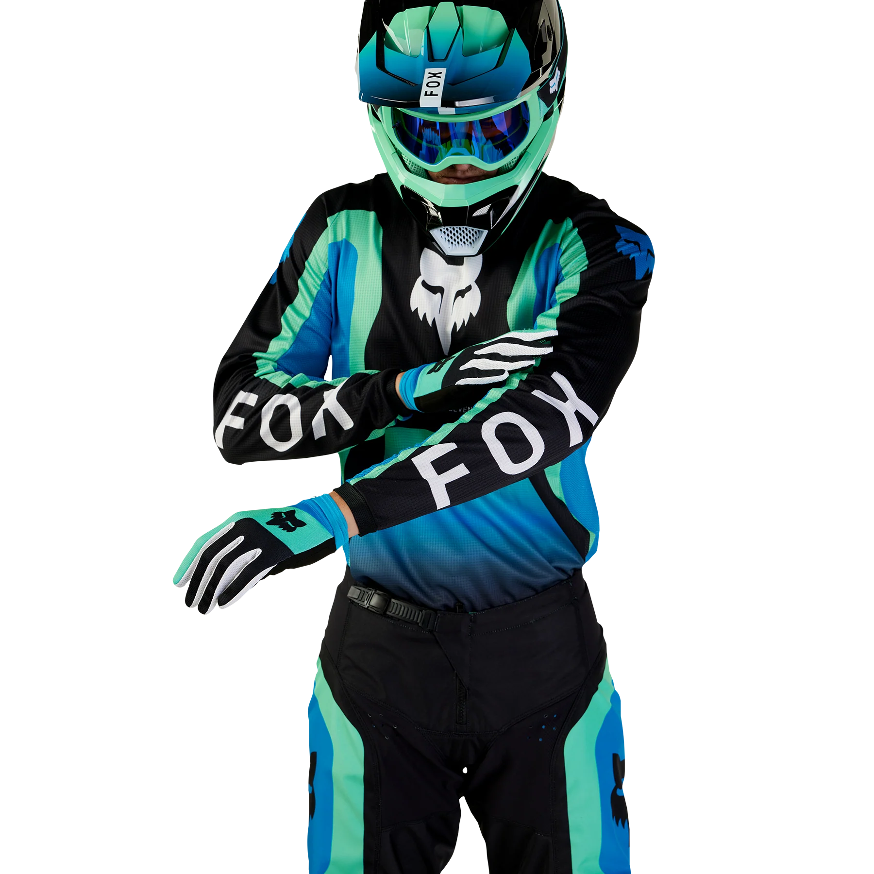 UNIFORME FOX 180 BALLAST [BLK/BLU] - Image 2