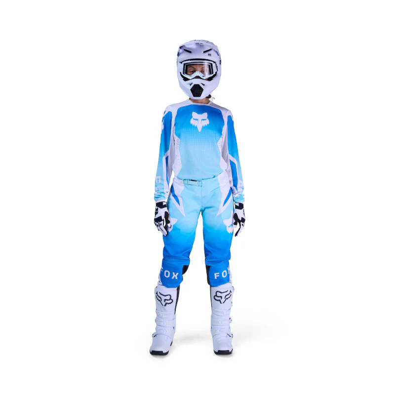 UNIFORME FOX 180 SHIELD [BLANCO/AZUL] (PARA DAMA) - Image 3