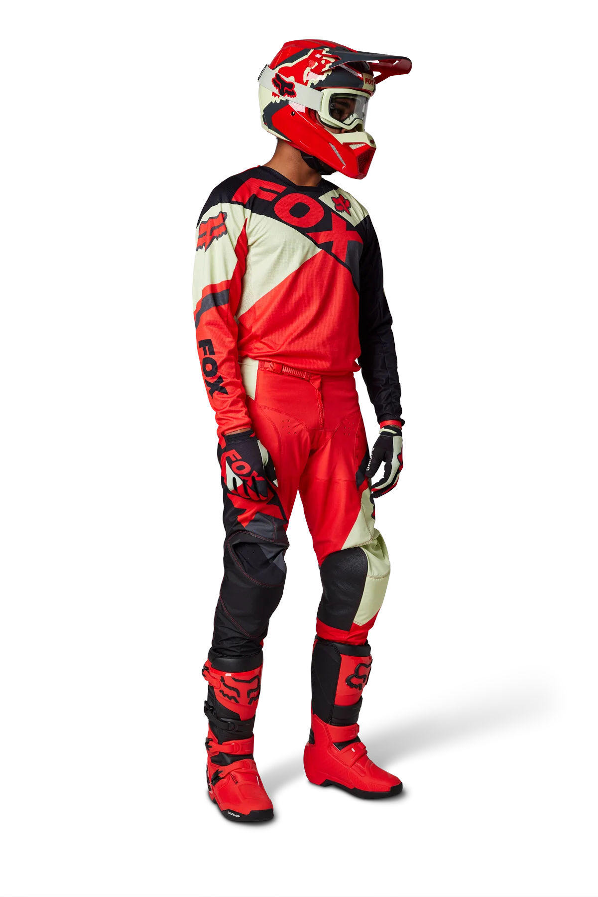 UNIFORME FOX 180 XPOZR [FLO RED]
