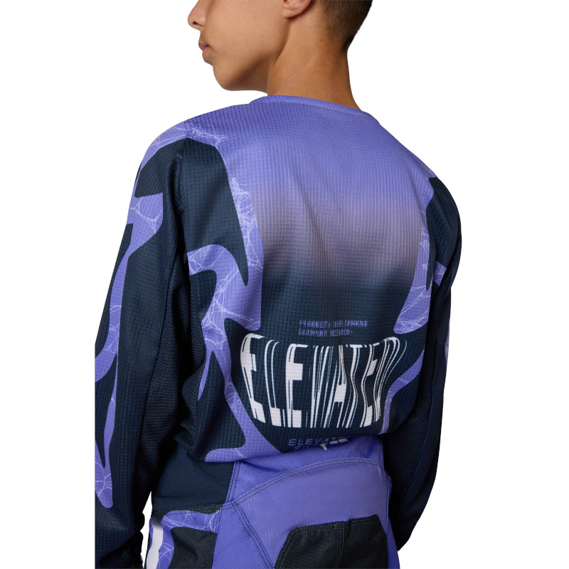 UNIFORME FOX DIFFUSE 180 EDICIÓN LIMITADA [NEGRO/MORADO] (PARA NIÑOS) - Image 2