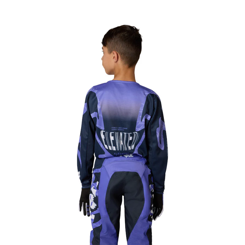 UNIFORME FOX DIFFUSE 180 EDICIÓN LIMITADA [NEGRO/MORADO] (PARA NIÑOS) - Image 3