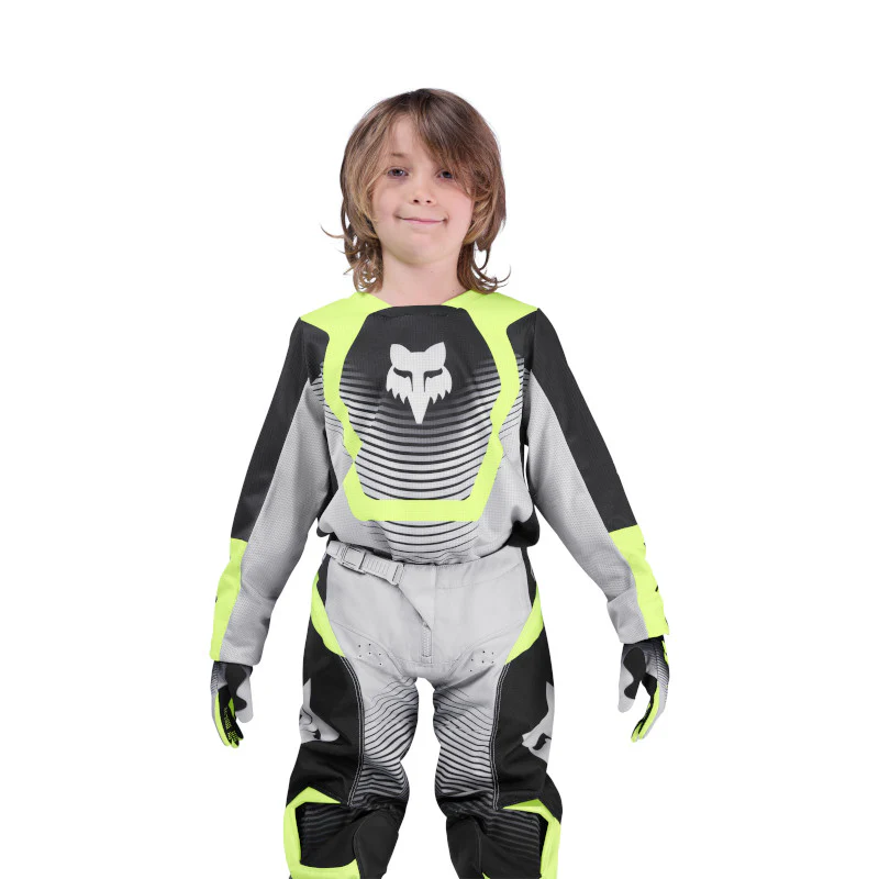 UNIFORME FOX SHIELD 180 [GRIS/VERDE] (PARA NIÑOS PEQUEÑOS)